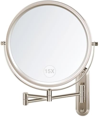 VORREMIRR Wall Mounted Makeup Mirror 15X Magnification