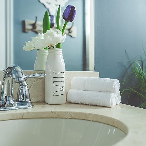 Green Lifestyle Washcloth Set - 100 Cotton 12x12
