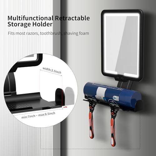 Heated Anti-Fog Shower Mirror for Shaving