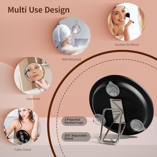 30x Magnifying Mirror - Travel Portable