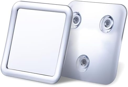 Travel Shower Mirror - Small Fogless Triple Suction