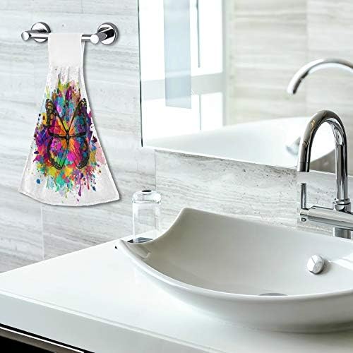Rainbow Butterfly Kitchen Towels Durable Absorbent
