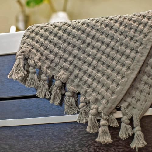 Gilden Tree Modern Waffle Towels Stone