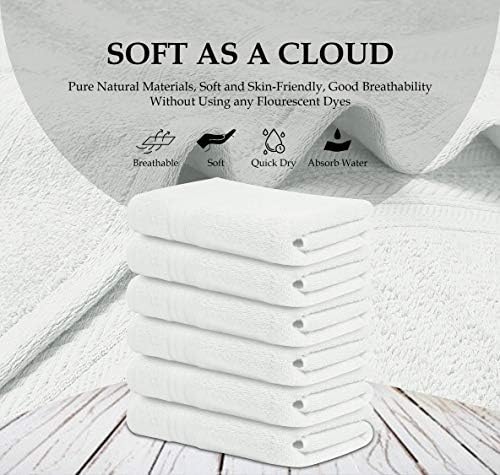 Perfect 22x44 Cotton Bath Towels for Home Spa Use