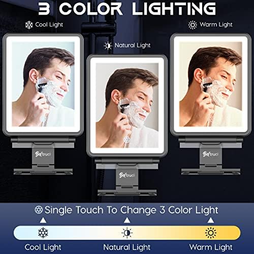 Fog-Free Showers with LED Light