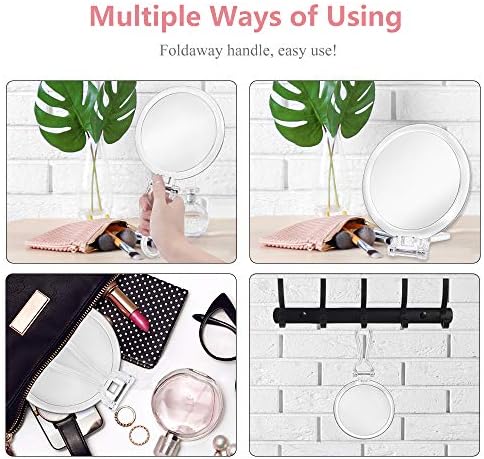 Cheftick Double Sided Hand Held Mirror