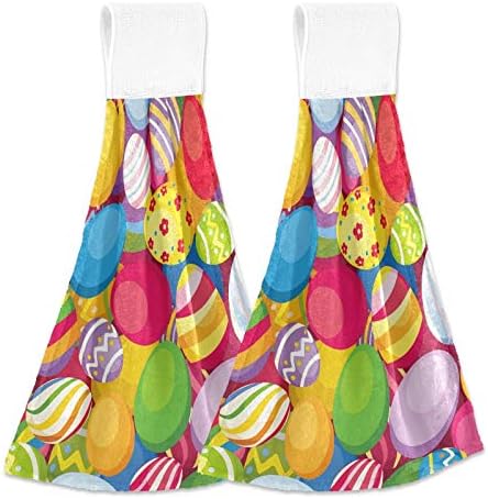 Stylish and Absorbent 2-Pack Hand Towels for Kitchen and Bathroom