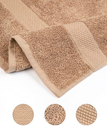 Luxury Cotton Bath Towels Set 6