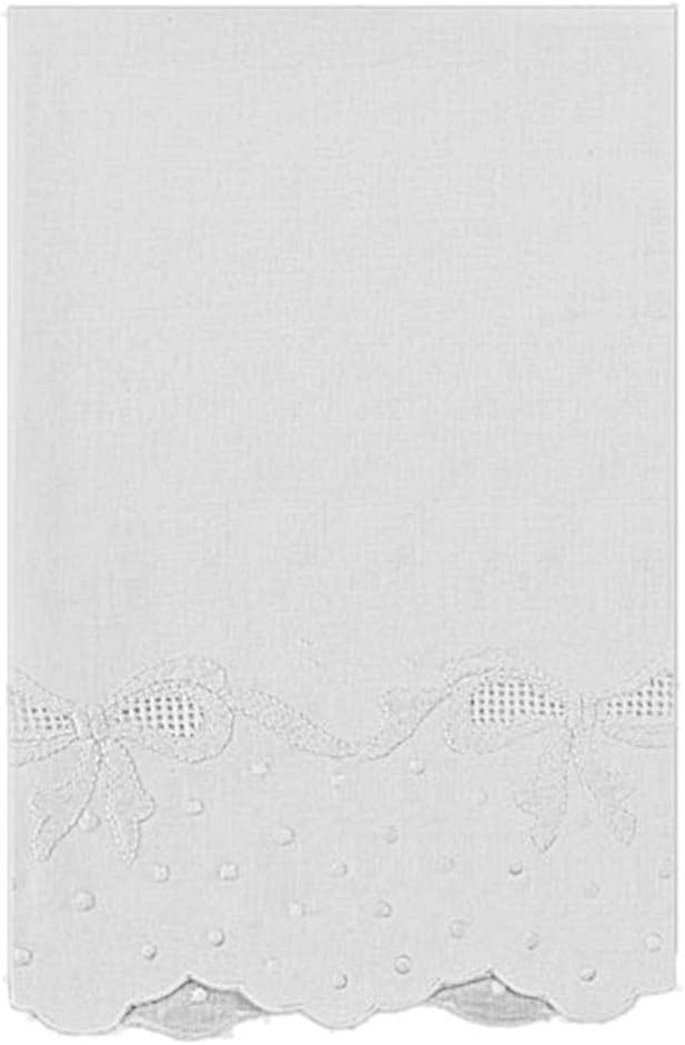 Brio Trends lgant Hand Towel White Bowknot embroidery 14x22
