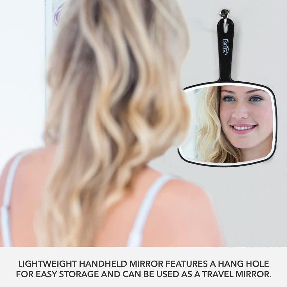 ForPro Professional Collection Premium Hand Mirror with Handle
