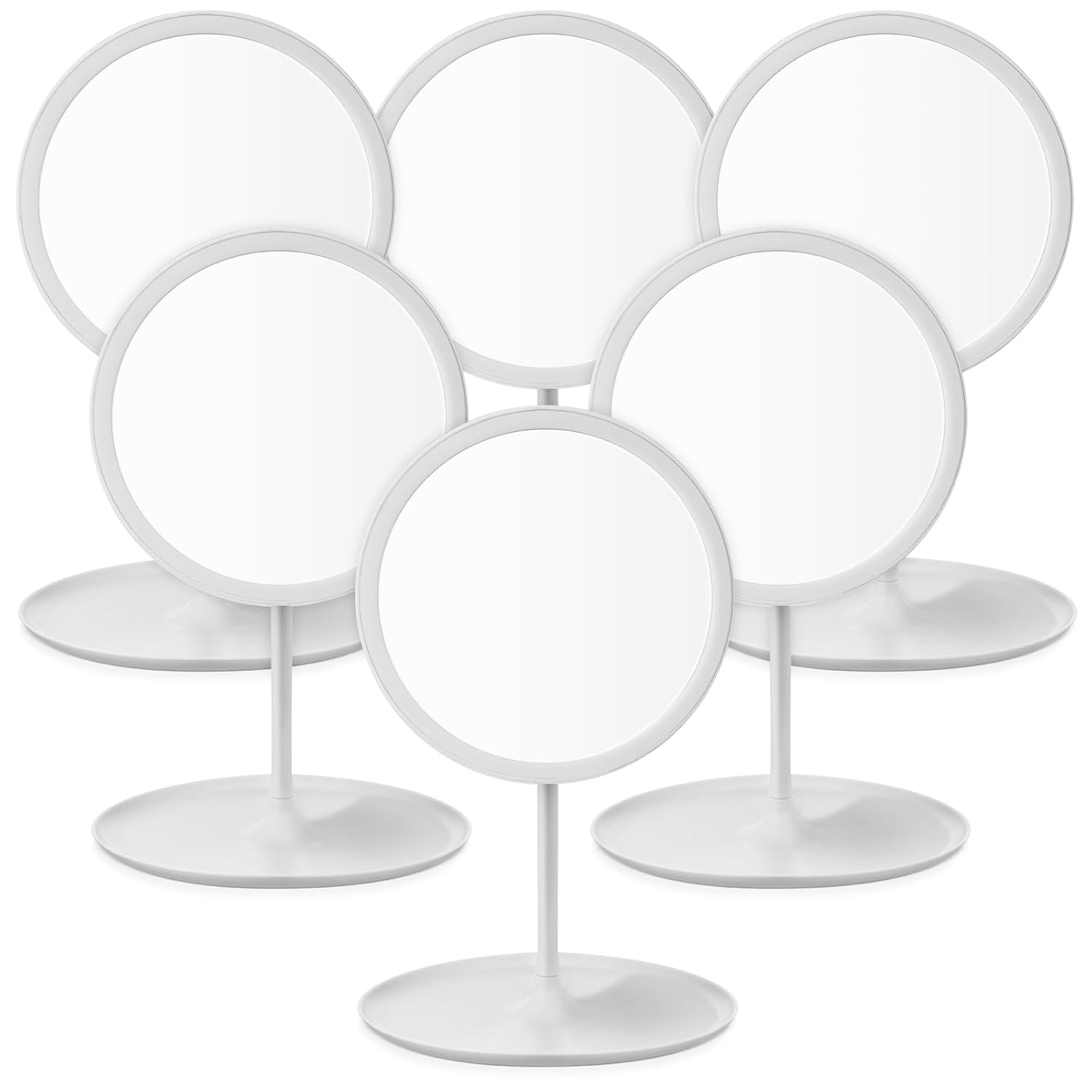 DoubleFill 6 Pcs Spa Party Makeup Mirror Set