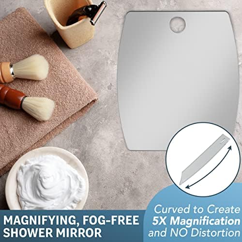Curved Magnifying Mirror Shave Well Shave