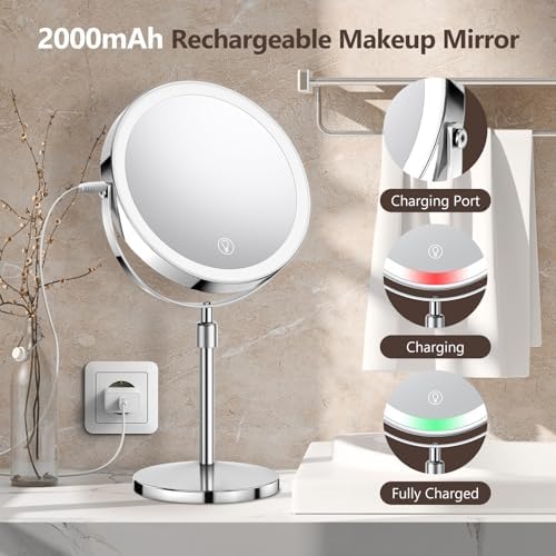 Large Magnifying Mirror for Reliable Beauty