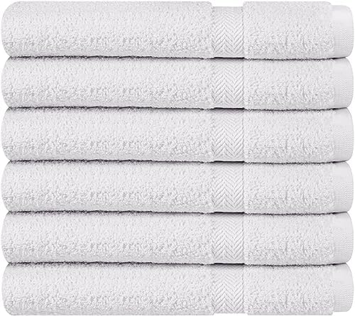 T L Towel and Linen Mart 6 Pack Bath Towel Set