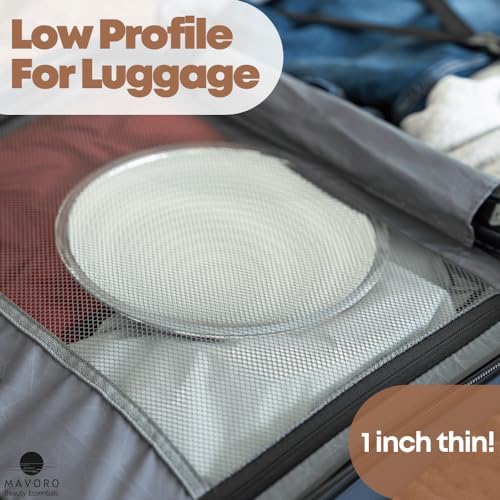 9-Inch Magnifying Mirror with Suction Cups for Makeup and Travel