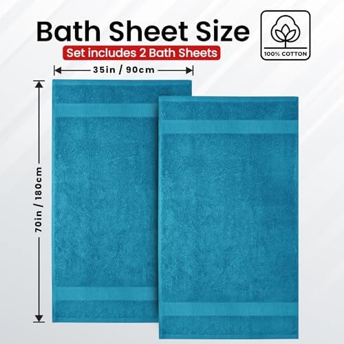 Luxury Bath Sheets Soft Absorbent by Infinitee Xclusives