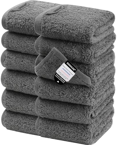 SEMAXE Grey Washcloths