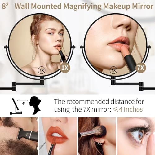 8-inch Wall-Mounted Magnifying Mirror