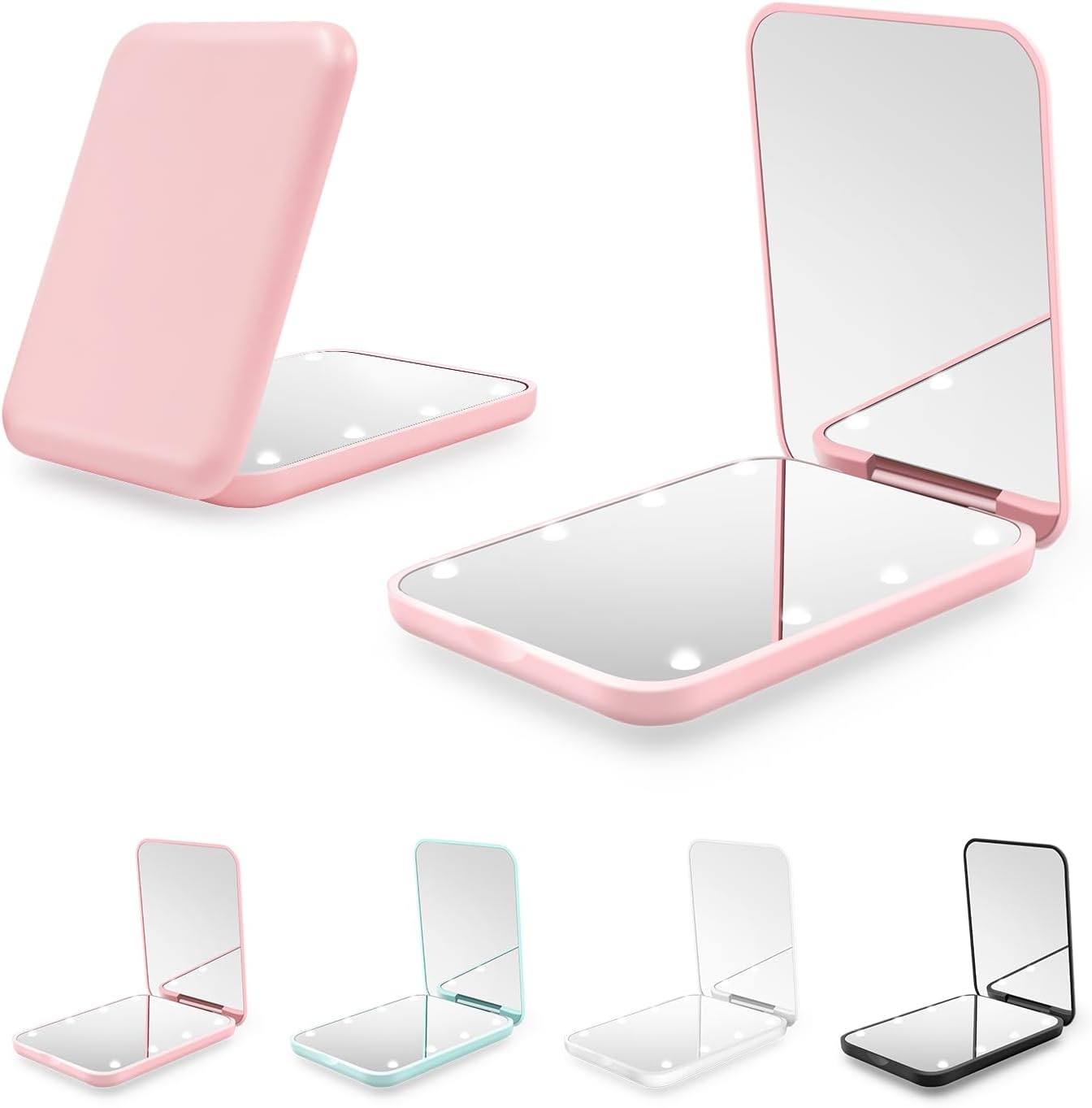 Illuminate your beauty with our compact mirror