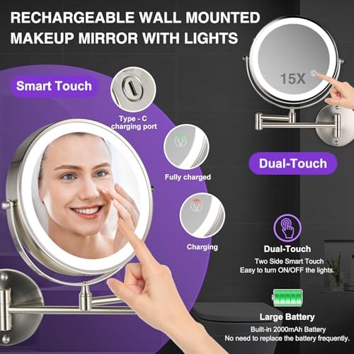 Professional Magnifying Mirror with Lights