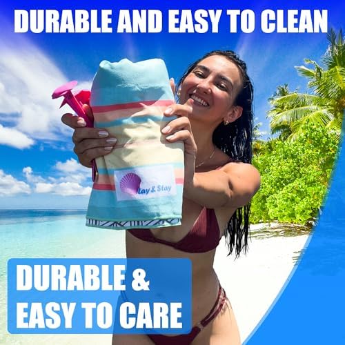 Lay Stay Sand-Free Summer Beach Towel