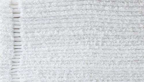 12x12 White Washcloth Set Premium 100 Cotton Soft and Absorbent