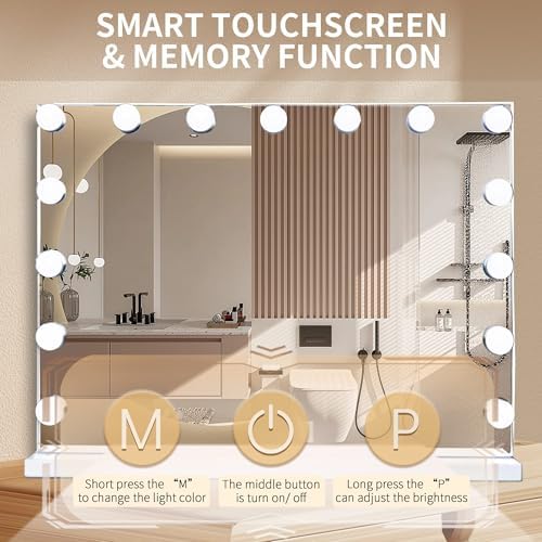10X LED Vanity Mirror with Color Light