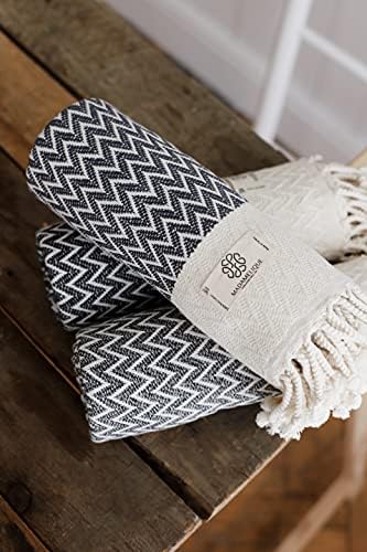 Madamelique Exclusive Hand Towels Set 2-18x40 inches