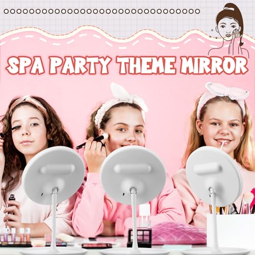DoubleFill 6 Pcs Spa Party Makeup Mirror Set