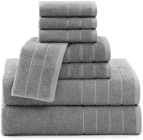 Luxurious 100 Cotton Bath Towel Set - Heavy Duty Soft and Absorbent