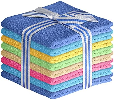 Elaine Karen Multicolored Washcloth Set of 8