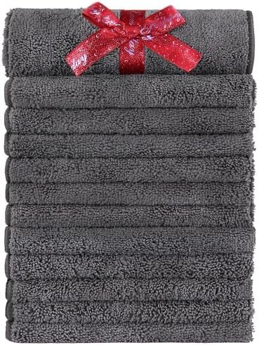 Microfiber Hand Towels for Bathroom Soft Durable 12-Pack