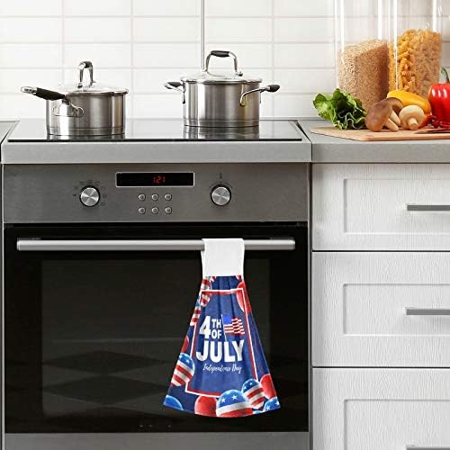 Independence Day American 4th of July Kitchen Hand Towels
