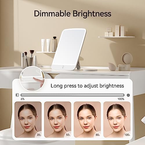 11 x 8 Portable Makeup Mirror With Light