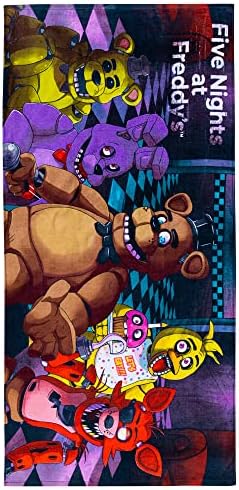 Franco Kids Cotton Beach Towel Five Nights At Freddys 1