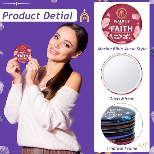 Y1tvei 36-Piece Compact Mirrors Set