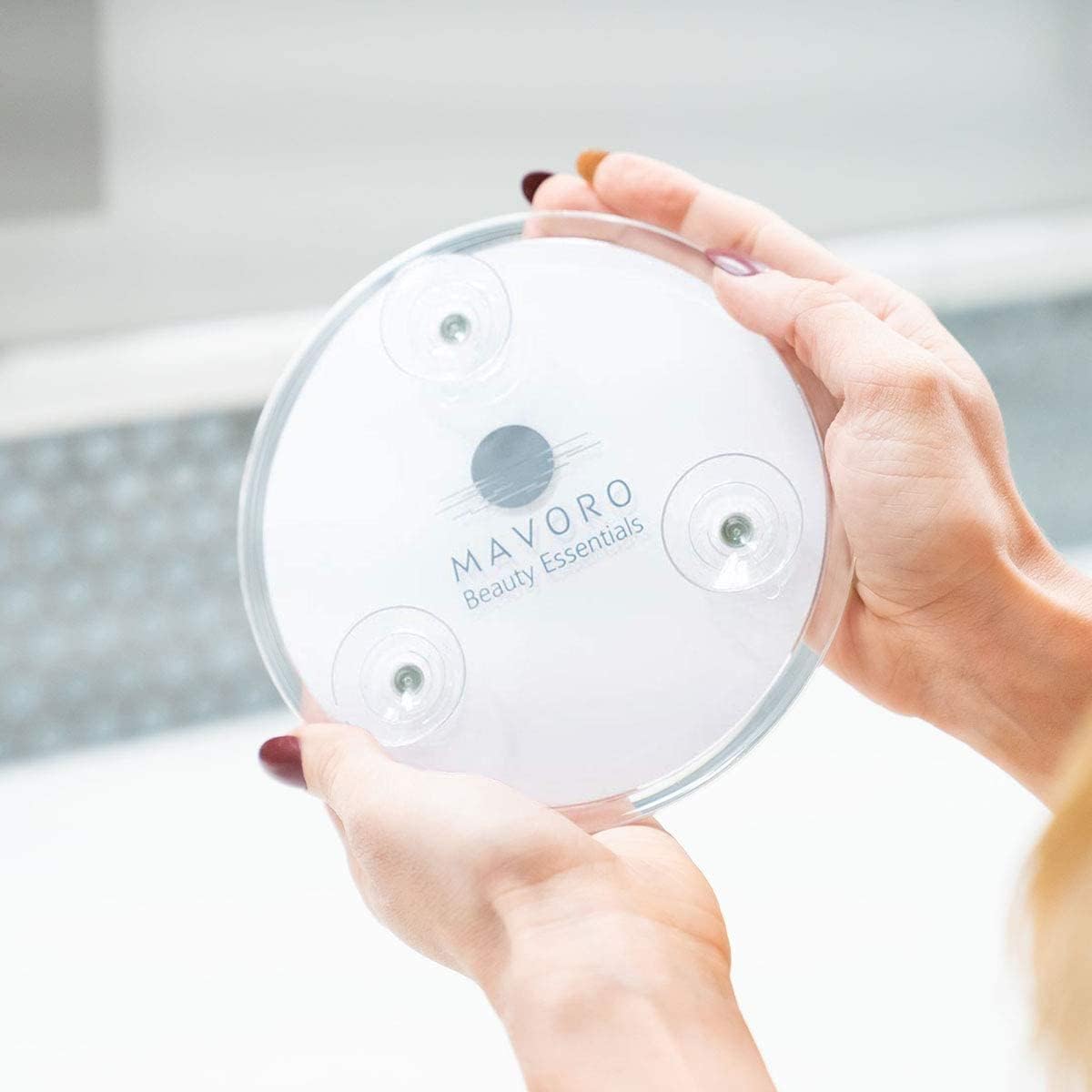 Mavoro 10X Magnifying Mirror with Secure Suction