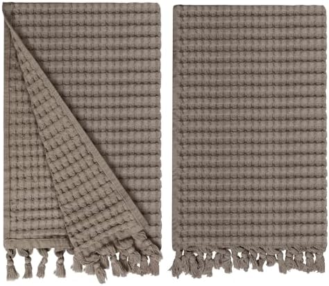 Gilden Tree Modern Waffle Towels Stone