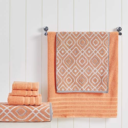 Perfect bath experience with Modern Threads Oxford Stripe 6-Piece_dyed solid