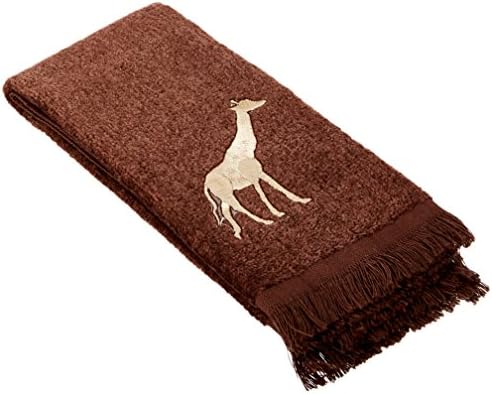 Fingertip Towel - Soft Cotton with Animal Embroidery