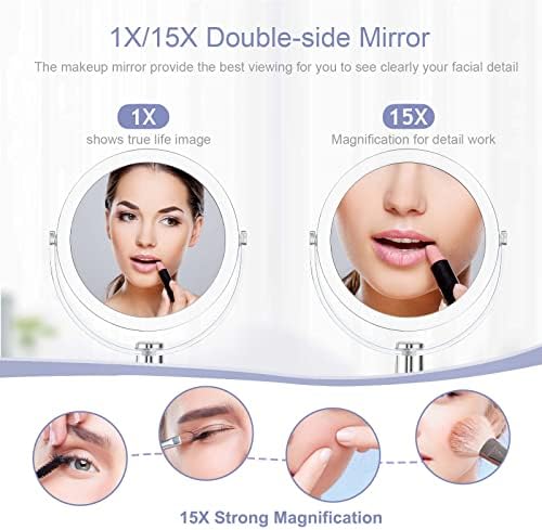 Vanity Mirror with Stand for Frequent Makeup