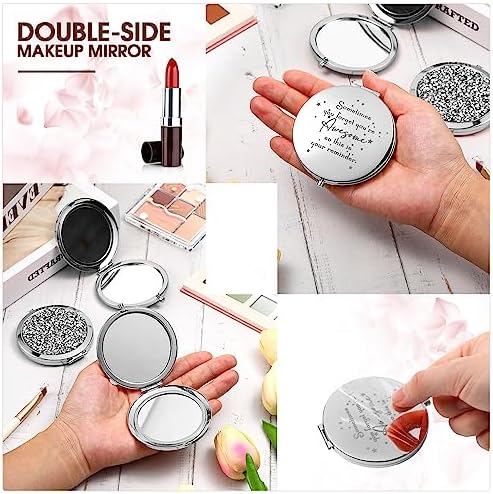 10-Piece Inspirational Compact Mirrors for Women and Appreciation Gifting
