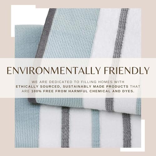 Luxurious Bath Towel Set with Eucalyptus Grey
