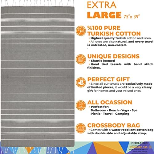 Madamelique Luxury Beach Towels Turkish Style