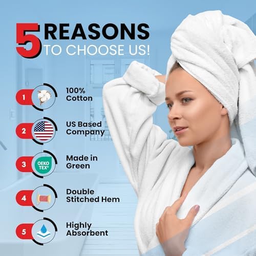 Luxury Cotton bath towel set