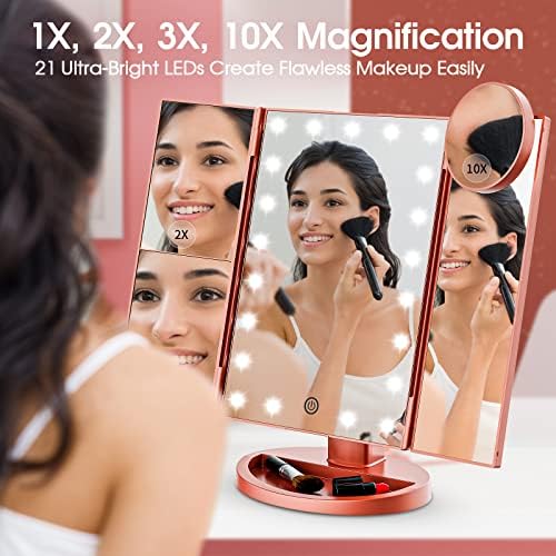 Vanity Mirror with Lights for Women
