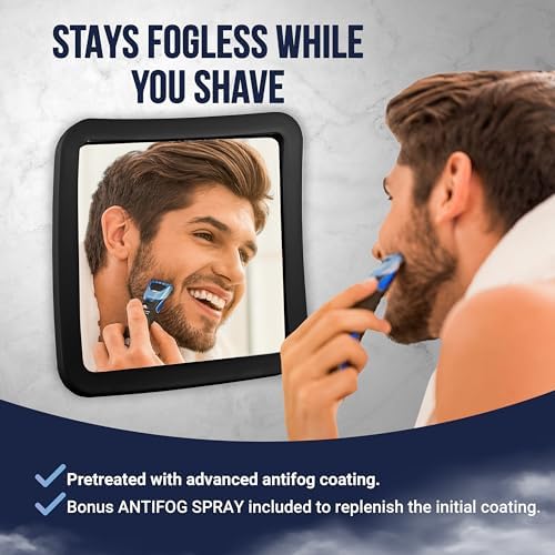 MIRRORVANA Fogless Shower Mirror for Shaving