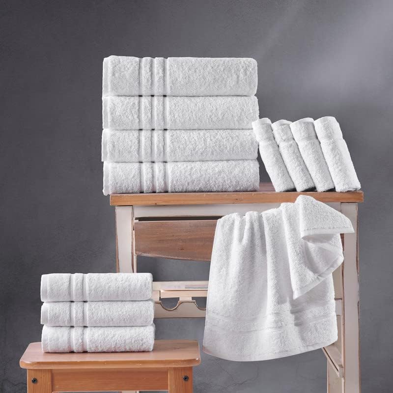 Elegant 16x29 Hand Towels for Home Spa Turkish Cotton