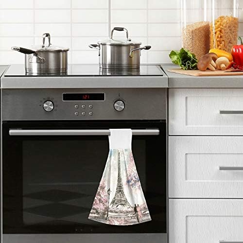 Paris Eiffel Tower Spring Kitchen Towels