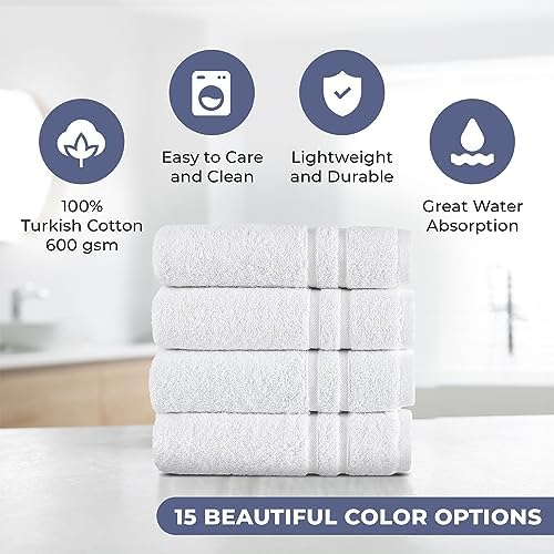 Elegant 16x29 Hand Towels for Home Spa Turkish Cotton